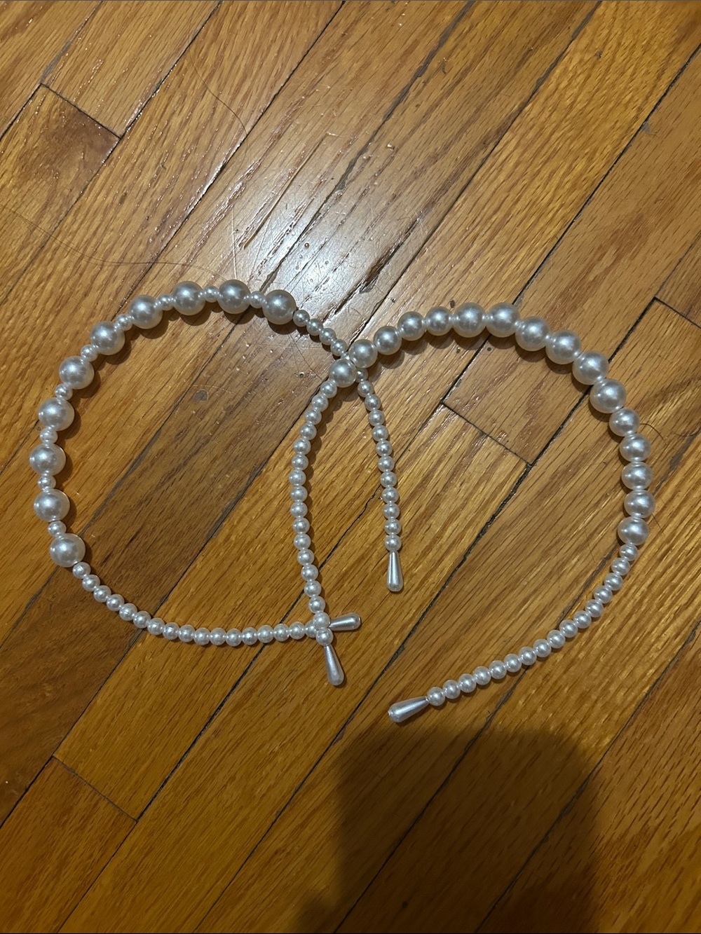 Pearl Bead Headbands - Set of 2